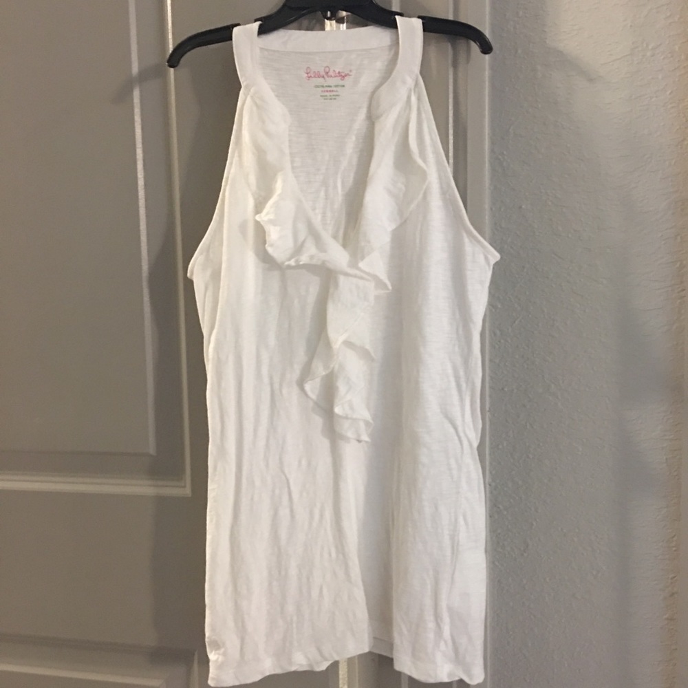 Lilly Pulitzer ruffle top
